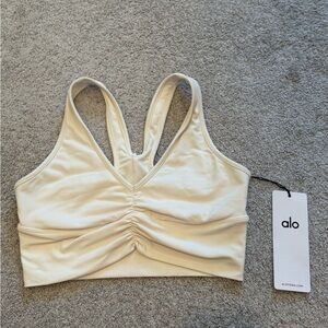 Alo wild thing sports bra ivory